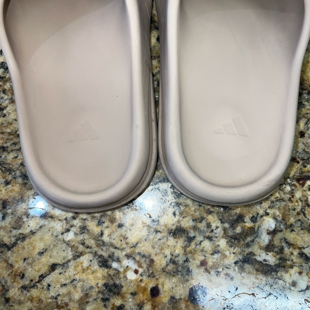 Beige Slide Sandals - Picture 3 of 5